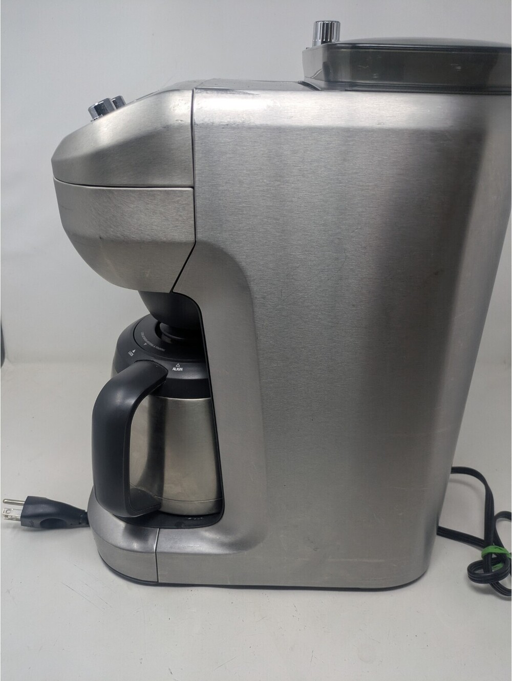 Breville BDC650BSS Grind Control Brushed Stainless Steel Coffee Maker - Silver - Picture 12 of 14